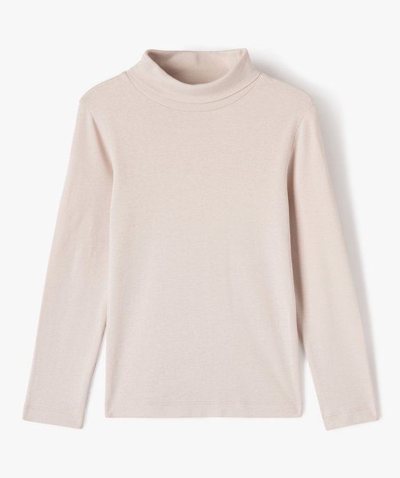 Tee-shirt col montant manches longues garçon vue4 - GEMO 4G GARCON - GEMO