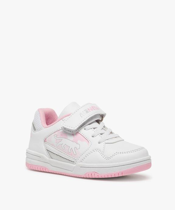 Baskets fille multicolores à scratch - Airness vue2 - AIRNESS - GEMO