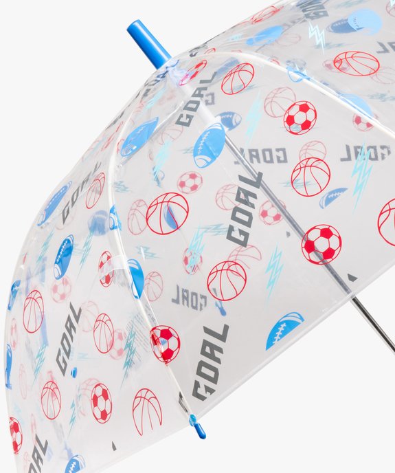 Parapluie enfant transparent imprimé ballons vue2 - GEMO (ACCESS) - GEMO