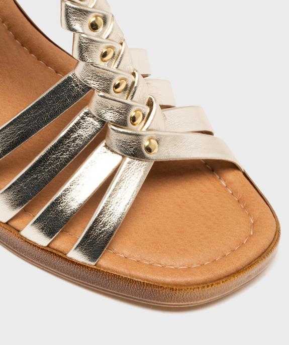 Sandales à brides avec large talon femme - Follow Me vue6 - FOLLOW ME - GEMO