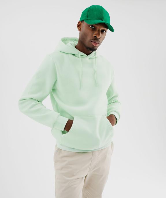 Sweat à capuche en molleton doux homme vue1 - GEMO 4G HOMME - GEMO