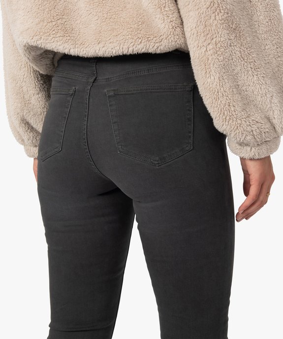 Pantalon femme coupe Slim taille haute – L30 vue5 - GEMO(FEMME PAP) - GEMO