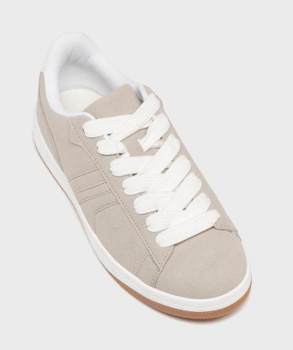 Baskets basses esprit skate femme - Camps United vue6 - 5 MILES - GEMO