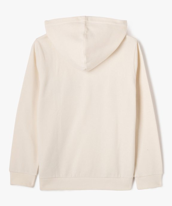 Sweat à capuche avec inscription garçon vue5 - GEMO (JUNIOR) - GEMO