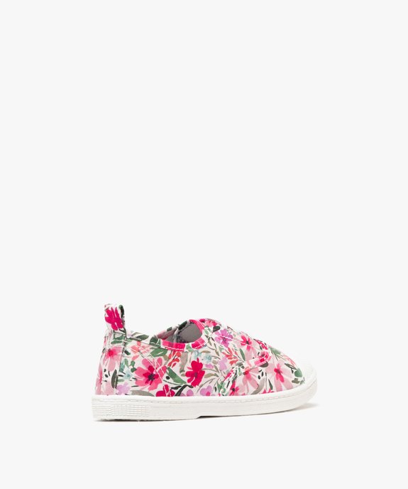 Chaussures en toile à lacets élastiques et bout en gomme fille vue5 - LOVELY WINGS - GEMO