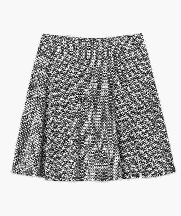 Jupe patineuse en  maille imprimée femme vue4 - GEMO(FEMME PAP) - GEMO