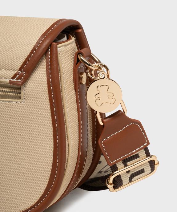 Sac besace compact arrondi à large bandoulière femme - LuluCastagnette vue4 - LULUCASTAGNETTE - GEMO