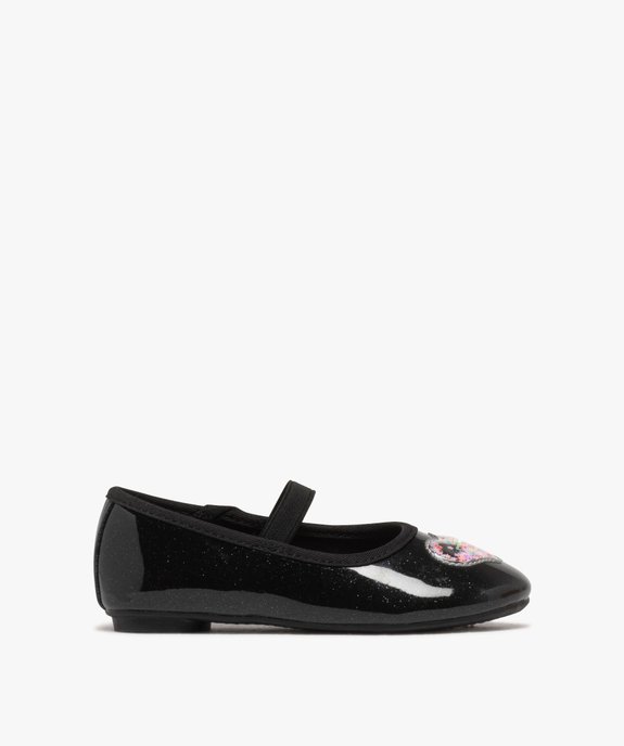 Ballerines vernies pailletées avec décor fantaisie fille vue1 - LOVELY WINGS - GEMO