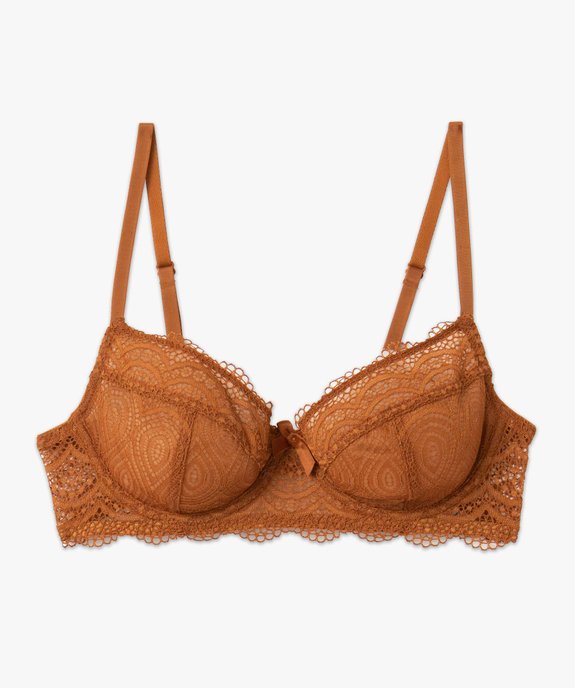 Soutien-gorge forme corbeille en dentelle femme vue4 - GEMO(HOMWR FEM) - GEMO