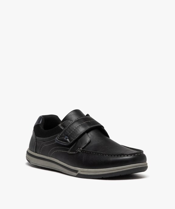 Chaussures confort esprit bateau à scratch homme - G'Flex vue2 - G'FLEX - GEMO