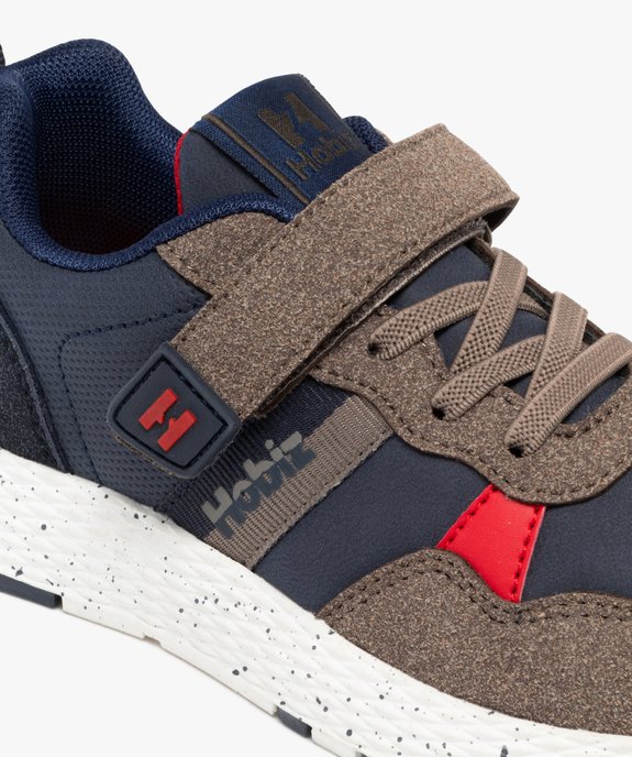 Baskets jogger à scratch garçon vue6 - HOBIZ - GEMO