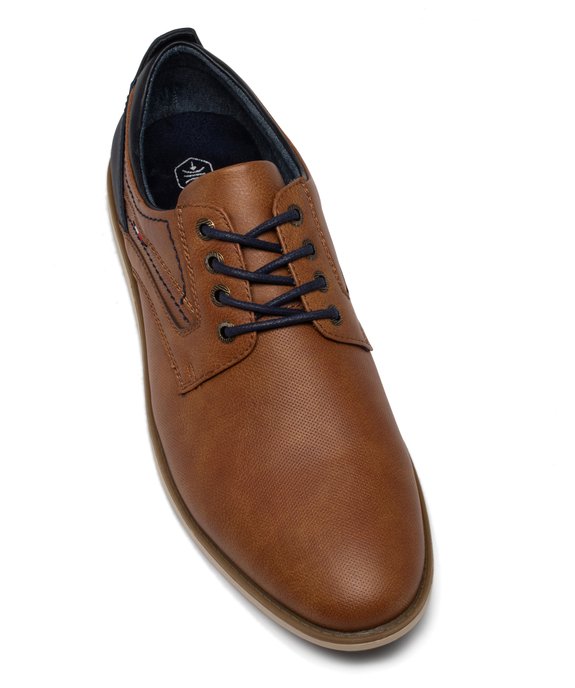 Derbies homme bicolores avec semelle sport - Mario Baldano vue6 - MARIO BALDANO - GEMO