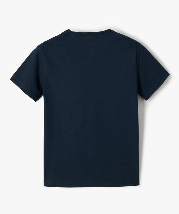 Tee-shirt imprimé Noël garçon vue3 - GEMO (JUNIOR) - GEMO