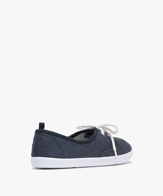 Ballerines en toile avec lacets cordelette femme - Valentina Baldano vue11 - VALENTINA BALDA - GEMO