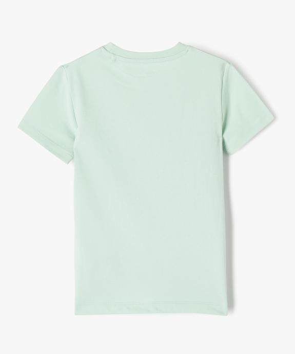T-shirt manches courtes à motif ludique garçon vue3 - GEMO (ENFANT) - GEMO