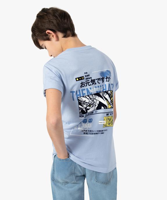 Tee-shirt imprimé graphique garçon vue1 - GEMO (JUNIOR) - GEMO