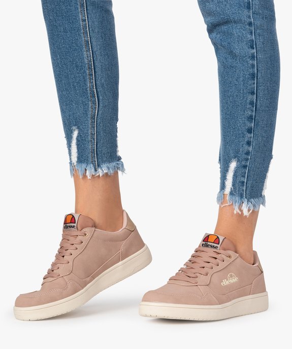 Baskets femme en suédine unie - Ellesse vue1 - ELLESSE - GEMO