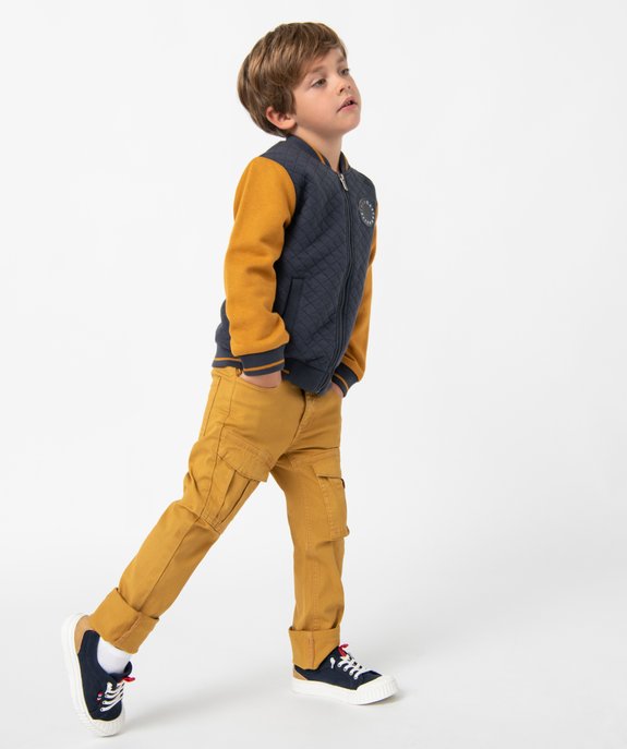 Pantalon garçon forme cargo avec ceinture - LuluCastagnette vue6 - LULUCASTAGNETTE - GEMO