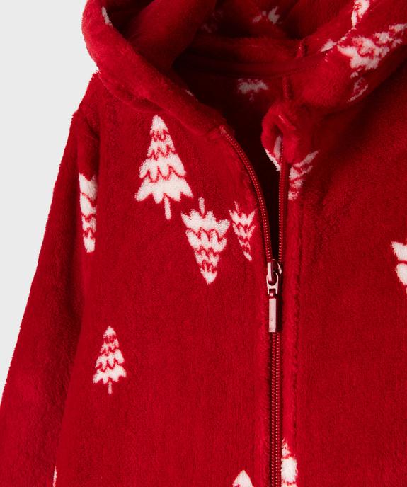 Combinaison pyjama en velours imprimé enfant  vue2 - GEMO (ENFANT) - GEMO