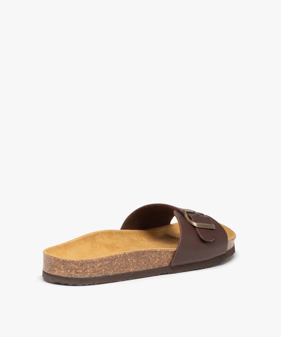 Sandales homme avec large bride à boucle vue1 - GEMO (CASUAL) - GEMO