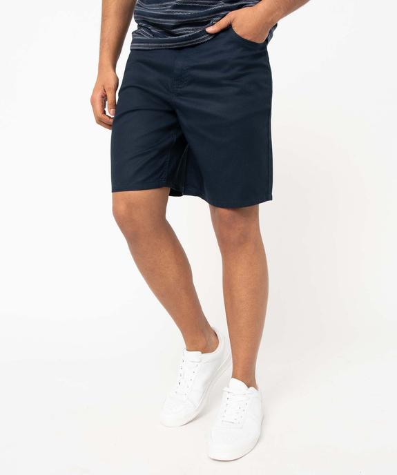 Bermuda homme en maille fine et fluide vue1 - GEMO 4G HOMME - GEMO