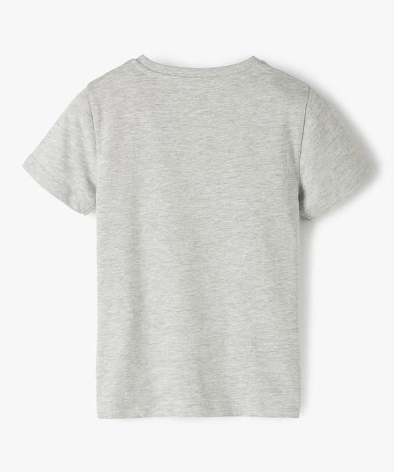 Tee-shirt garçon imprimé à manches courtes vue3 - GEMO 4G GARCON - GEMO