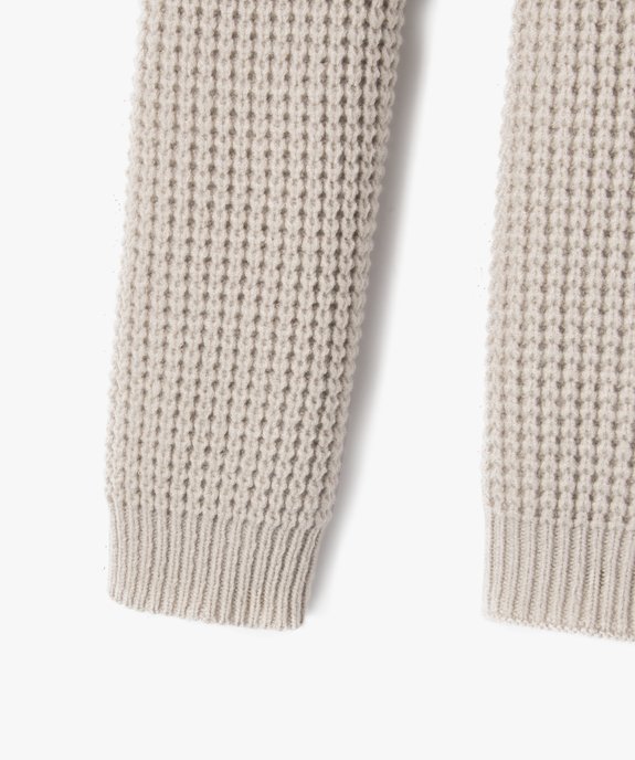 Echarpe en maille fantaisie homme vue2 - GEMO 4G HOMME - GEMO