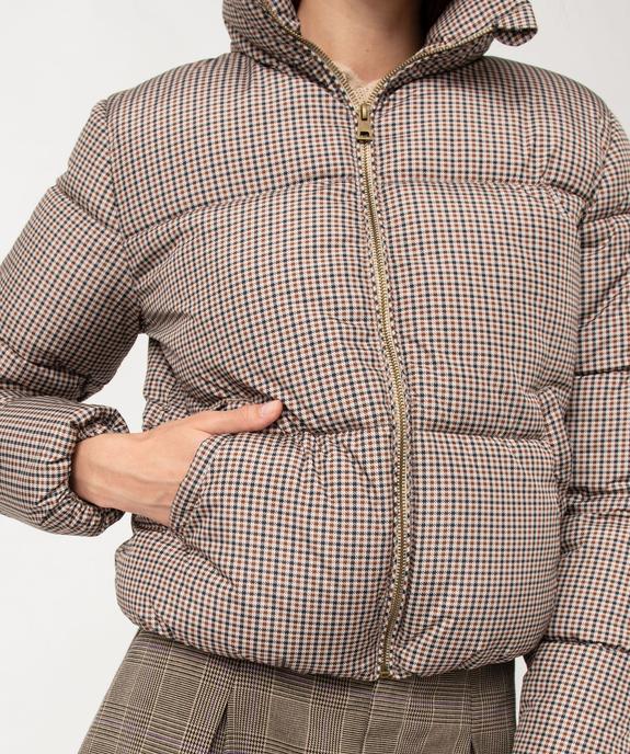 Blouson matelassé avec col montant coupe courte femme vue2 - PREMIER PRIX BY GEMO - GEMO