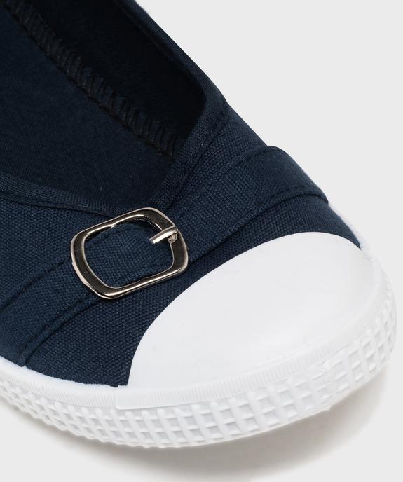 Ballerines en toile avec bout renforcé femme vue7 - FOLLOW ME - GEMO
