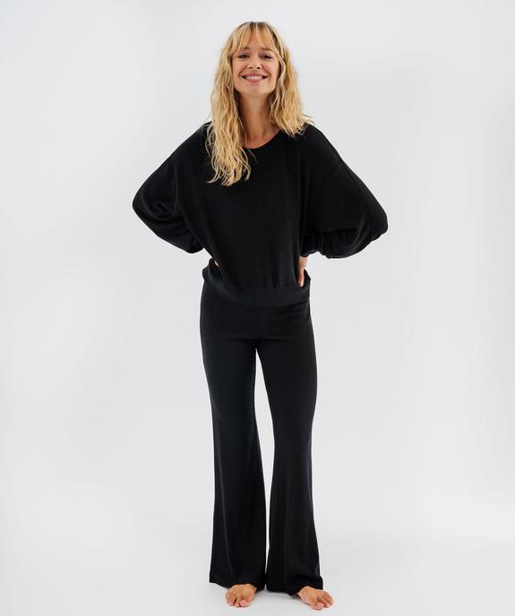 Pyjama en maille extensible femme vue1 - GEMO 4G FEMME - GEMO