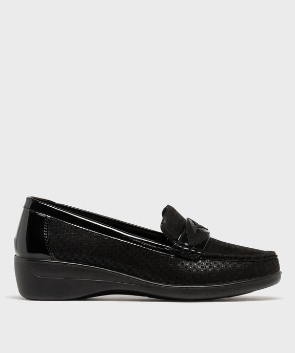 Mocassins confort légers et souples à talon compensé femme vue1 - G'FLEX GEMO FOR GOOD - GEMO