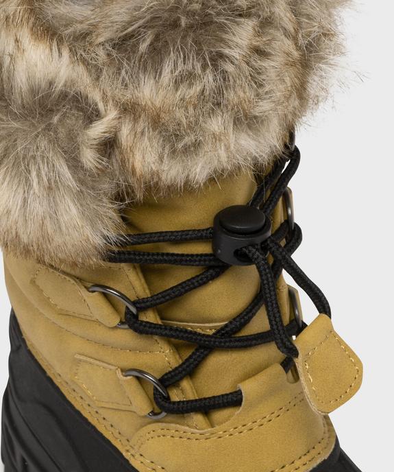 Boots de neige avec doublure chaude garçon - Buggy vue6 - BUGGY - GEMO