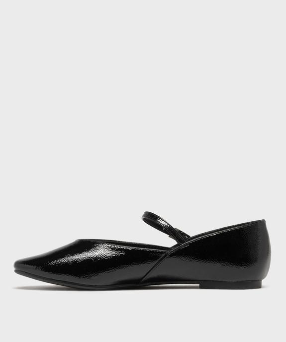 Ballerines vernies avec bride sur le dessus femme - Follow Me vue4 - FOLLOW ME - GEMO