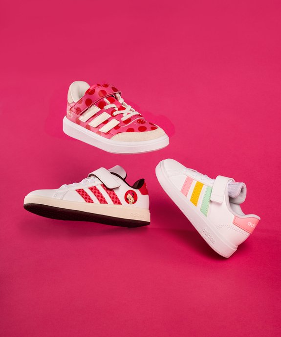 Baskets GrandCourt motif Minnie Mouse fille - Adidas x Disney vue6 - ADIDAS - GEMO