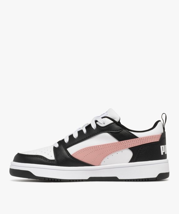 Baskets tricolores à lacets Rebound femme - Puma vue3 - PUMA - GEMO