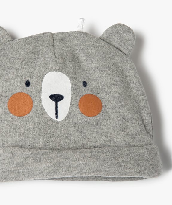 Bonnets De Naissance Bebe Garcon En Coton Lot De 2 Gemo