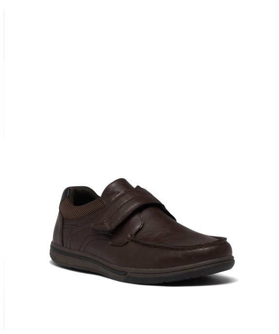 Chaussures confort esprit bateau à scratch homme - G'Flex vue2 - G'FLEX - GEMO