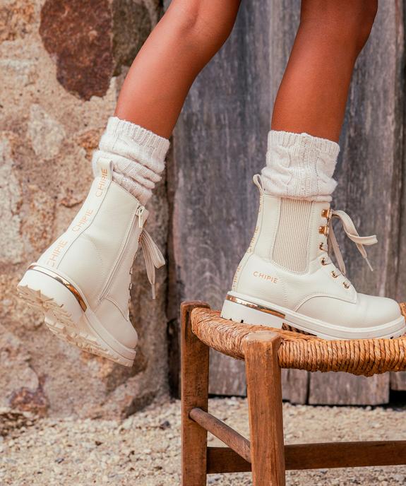 Boots avec élastique et semelle crantée fille - Chipie vue7 - CHIPIE - GEMO