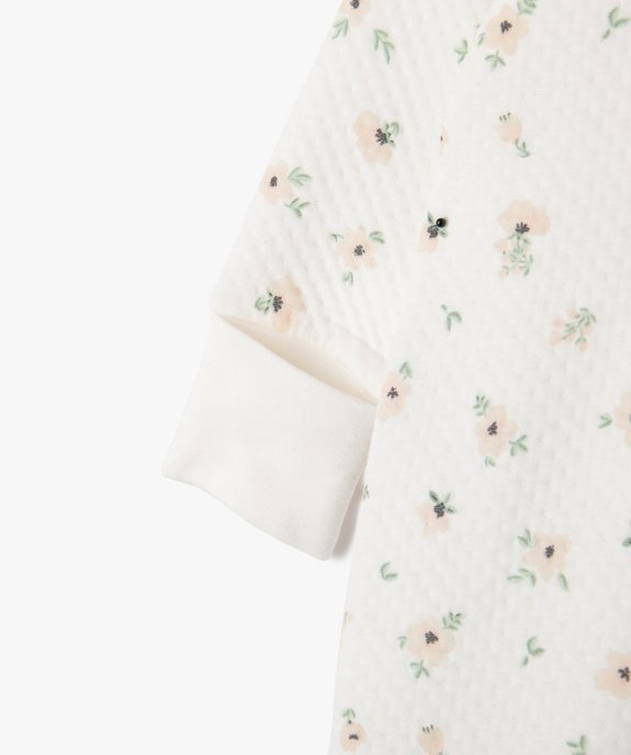 Ensemble 3 pièces bébé fille pyjama + body manches longues + bavoir vue8 - GEMO(BB COUCHE) - GEMO