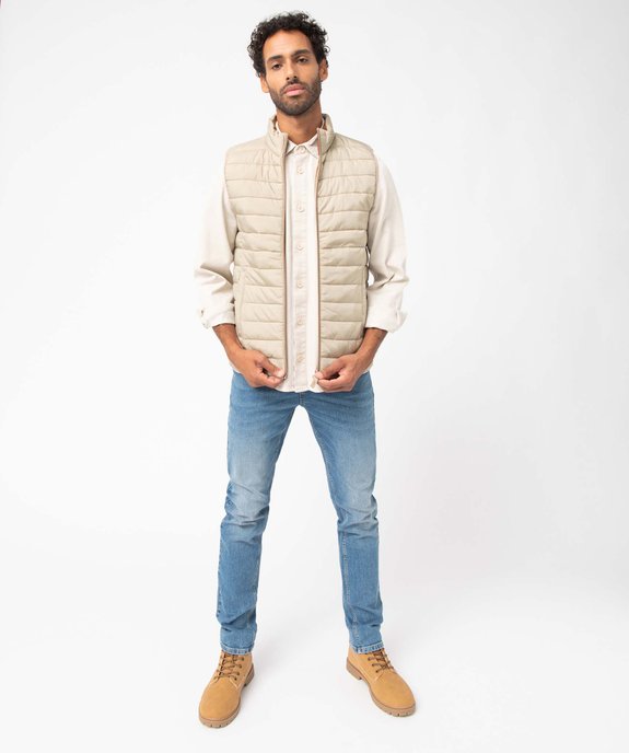 Blouson homme matelassé sans manches vue5 - GEMO 4G HOMME - GEMO