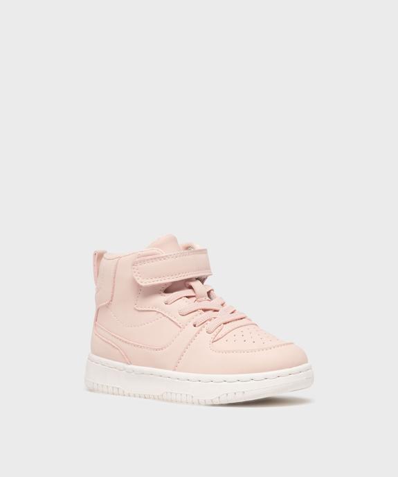 Baskets montantes fermeture scratch bébé fille - 5 Miles vue2 - LOVELY WINGS - GEMO