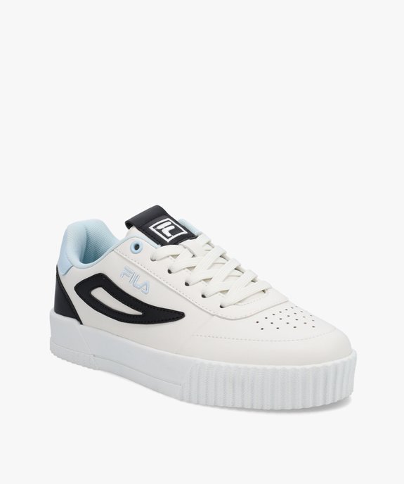 Tennis femme à détails colorés fermeture lacets – Fila Milena vue2 - FILA - GEMO