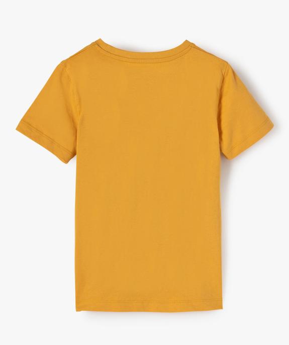 Tee-shirt garçon imprimé à manches courtes vue3 - GEMO 4G GARCON - GEMO