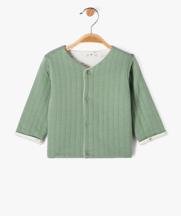 Gilet brassière réversible à fermeture pressionné bébé vue1 - GEMO 4G BEBE - GEMO