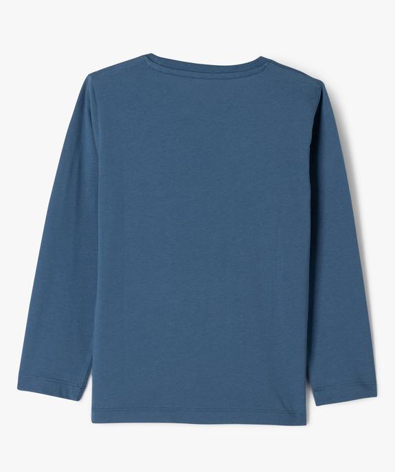 T-shirt manches longues imprimé garçon vue3 - GEMO (ENFANT) - GEMO