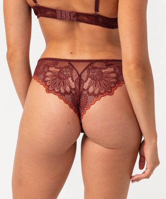 Tanga en dentelle femme vue2 - GEMO(HOMWR FEM) - GEMO