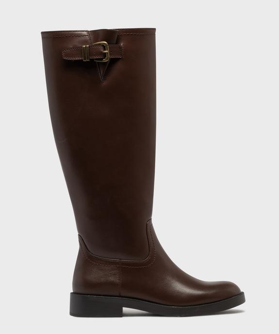Bottes cavalières à petite boucle décorative femme - Follow Me vue1 - FOLLOW ME - GEMO