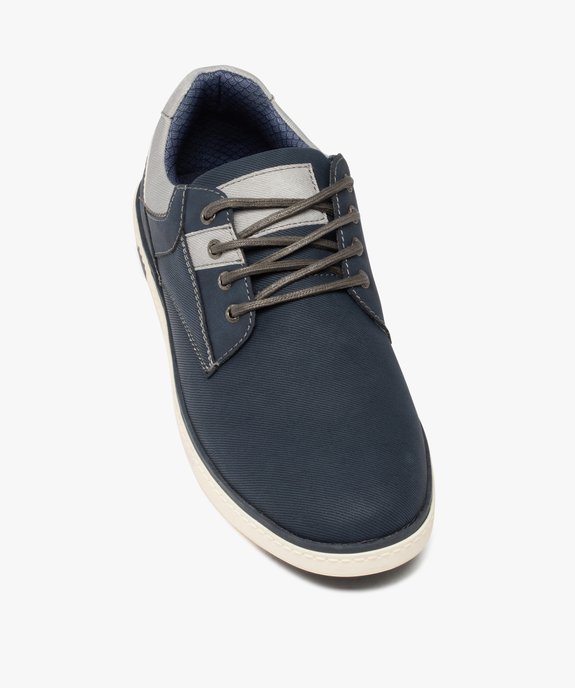 Derbies homme casual à lacets avec semelle contrastante - GEMO (CASUAL) Derbies homme casual à lacets avec semelle contrastante vue5 - GEMO (CASUAL) - GEMO