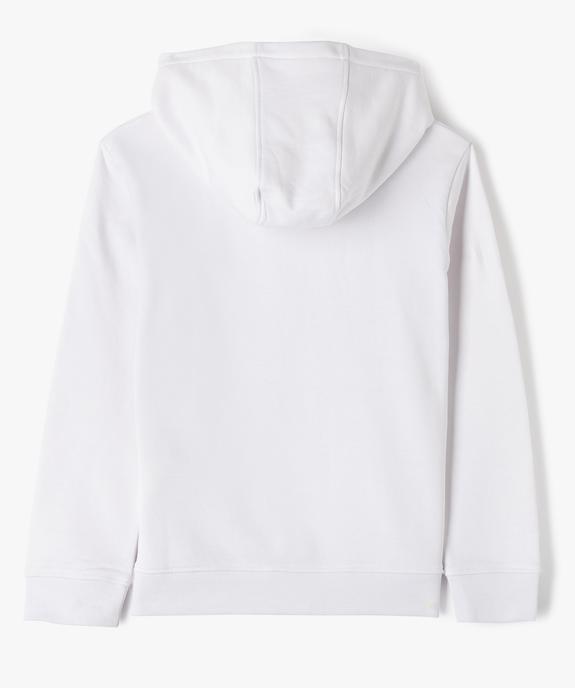 Sweat à capuche en molleton imprimé garçon vue3 - GEMO (JUNIOR) - GEMO