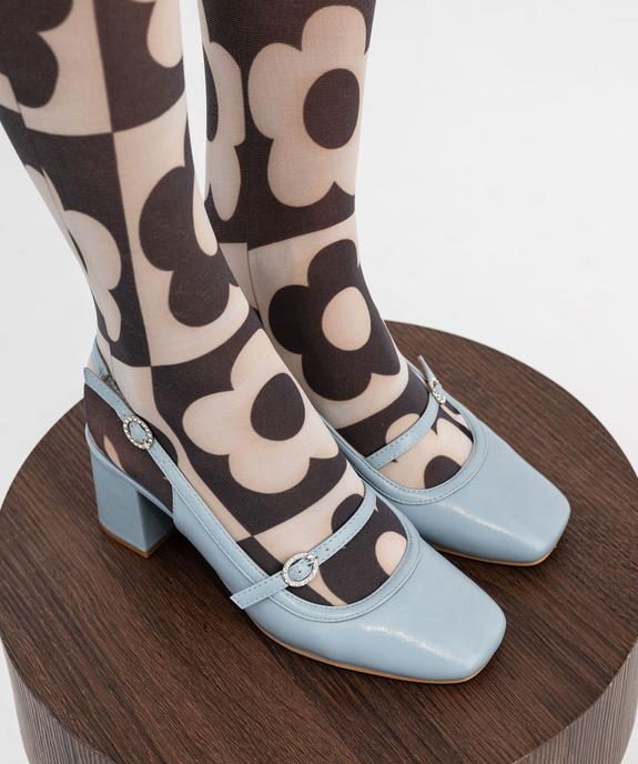 Escarpins sling-back avec boucles à strass femme vue7 - FOLLOW ME - GEMO